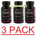 3 Pack's Sports Research, Biotin with Coconut Oil, 10,000 mcg 30 Veggie Softgels