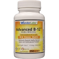 Wonder Laboratories Sublingual Vitamin B12 (1000 mcg), B6 (5mg), Folic Acid(400 mcg) & Biotin (25mcg) - Formulated with Methylcobalamin Vitamin B-12 (250 Tablets)