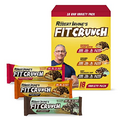 FITCRUNCH Snack Size Protein Bars, Designed by Robert Irvine, 6-Layer Baked Bar, 3g of Sugar, Gluten Free & Soft Cake Core (18 Count, Variety Pack)