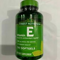 Finest Nutrition Vitamin E 180 mg 180 Softgels