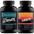 Nugenix Total-T Ultimate Free and Total Testosterone Booster for Men & Nugenix Thermo Fat Burner for Men Bundle