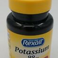 Potassium Gluconate 99mg - Rexall - (1-Bottle, 60ct) - EXP 07/2025