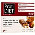 ProtiDIET Delicious Protein Bar | Nutritious Low Fat & Carb Snack With High Vitamins & Minerals | | Healthy & Energizing Small Meal | Assists In Weight Loss (Old Fashion Strawberry & Peanut)
