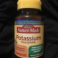 Nature Made Potassium Gluconate 100 tabs 550 mg Exp 12/24