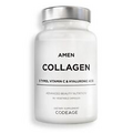 Amen Multi Collagen Peptides Pills, Vitamin C, Hyaluronic Acid, 90 Capsules