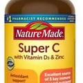 Nature Made Super C Immune Complex, 200 Tablets, EXP 12/2024 +  NEW FRESH STOCK