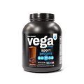 Vega Sport Premium Protein Powder, Chocolate, Vegan, 30g Plant Based, 5g BCAAs, Low Carb, Keto, Dairy Free, Gluten Free, Non GMO, Pea Protein for Women and Men, 4.36 Pounds (45 Servings) (Pack of 6)