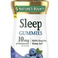Nature's Bounty Sleep Gummies 10mg Melatonin 140ct Ea Blueberry Flavor
