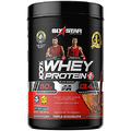 Six Star Whey Protein Powder + Immune Support Whey Protein Plus | Whey Protein Isolate & Peptides + Muscle Builder | Lean Protein Powder for Muscle Gain & Recovery | Chocolate, 2 lbs