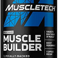 MuscleTech Muscle Builder, Muscle Building Supplements for Men & Women, Nitric Oxide Booster, Muscle Gainer Workout Supplement, 400mg of Peak ATP for Enhanced Strength, 30 Pills