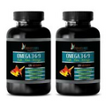 heart health - OMEGA 3-6-9 3600mg - joint pain relief 2 Bottles 240 Softgels