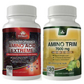 Amino Acid Muscle Growth Capsules Amino Trim Weight Loss Fat Burner Supplements