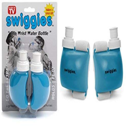 Swiggies, The Original Wrist Water Bottle Flask, As Seen On TV, On The Go Water, 11 Oz, Perfect for Jogging, Playing Sports, Kid Size