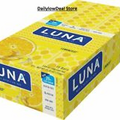 Clif Luna Bar Lemon Zest Box of 15 - GLUTEN FREE!! GUARANTEED FRESH!!