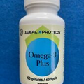 Ideal Protein Natura Omega-3 Plus - 1 Bottle/60 Softgels - EXP 1/2025 FREE SHIP