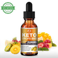 Keto BHB Drops Diet Ketosis Weight Loss Supplement Fat Burn Carb Blocker 2000MG