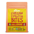 BodyMe Organic Vegan Protein Bites | Raw Maca Cinnamon | 1.1lb 500g | 100 Bites | with 3 Plant Proteins