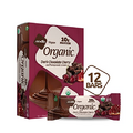 NuGo Organic Dark Chocolate Cherry and Pomegranate, 10g Vegan Protein, Gluten Free, 12 Count
