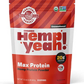 Manitoba Harvest Hemp Yeah! Organic Max Protein Powder, Unsweetened, 32oz; with 20g protein and 4.5g Omegas 3&6 per Serving, Keto-Friendly, Preservative Free, Non-GMO