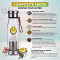Organic Greek Vitamin Bottles. Hydrogen Alkaline Generator Water + Filter 4 In 1