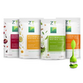 Dr. Zisman ZT Slimming Detox Tea Pack (Matcha Coconut + Goji Ginger + Garcinia Dreams + Peach and Acai Blend) - Enhanced Metabolism and Healthy Sleep and Digestion