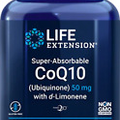 Super-Absorbable CoQ10 (Ubiquinone) with d-Limonene, 50 mg, 60 softgels