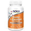 NOW Supplements, ALC (Acetyl-L-Carnitine) Powder, Brain and Nerve Cell Function*, 3-Ounce
