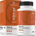 KSM-66 Ashwagandha Root Powder Extract, Wellbeing - Vegan, Non-GMO, 60 Capsules
