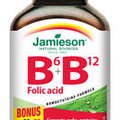Genuine Jamieson B6 B12 Folic Acid Vitamins 110 tablets Immune Metabolism NEW