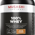 100% Whey 900g Salted Caramel Musashi