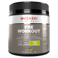 MUSASHI PRE WORKOUT 225g Lemon Lime Flavour Preworkout Energy & Performance Gym