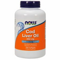 Cod Liver Oil 650 mg 250 Softgels By Now Foods