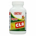 Vegan CLA Conjugated Linoleic Acid 90 vcaps By Deva Vegan Vitamins