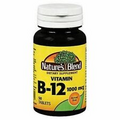 Nature's Blend Vitamin B12 Tablets 1000 mcg 50 Tabs By Nature's Blend