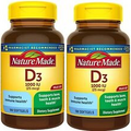 2 Pack Vitamin D3, 180 Softgels, Vitamin D 1000 IU (25 mcg) Helps Support Immune