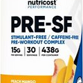 Nutricost Stim-Free Pre-Workout, 30 Servings (Peach Mango)