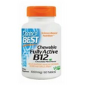 Chewable Fully Active Vitamin B12 1000 mcg Chocolate Mint Flavor, 60 Tabs By Doc