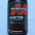 Muscletech Shatter Pre-Workout Rainbow Fruit Candy 11.81 Oz ! OPENED