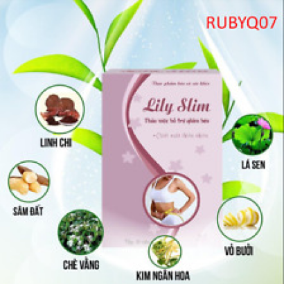 4x giam can Lily slim herbs weight loss for slim body 100% herbal