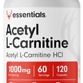 Bucked Up Acetyl L-Carnitine 1000mg Per Serving, Supports Brain Function Essentials (60 Servings, 120 Capsules)