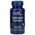 Optimized Carnitine 60Caps Life Extension Acetyl L-Carnitine 1100mg/Carnitine