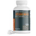 Bronson Vitamin K2 MK-7 100 MCG, 120 Vegetarian Tablets