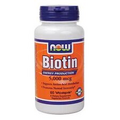 Now Foods Biotin, 5000 mg - 60 Vegetarian Capsules