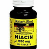 Nature's Blend Niacin 250 mg Tablets - 100 ct