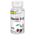 Solaray Vitamin B-12 5000mcg Lozenges | Natural Cherry Flavor | Healthy Energy &