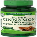 Cinnamon Capsules Plus Chromium & Biotin | 1500mg  | 60 Powder Pills | Non-GMO,