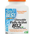 Doctor's Best Chewable Fully Active B12 1000 mcg, Non-GMO, Vegan, Gluten Free, S
