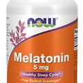 NOW Supplements, Melatonin 5 mg, Free Radical Scavenger*, Healthy Sleep Cycle*,