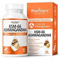 Physician's Choice KSM 66 Ashwagandha Capsules, 1000mg, 60 Ct.