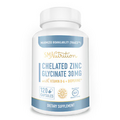 Zinc Glycinate Chelate 30 mg Supplement (120 Capsules) TRAACS Chelated Bisglycin